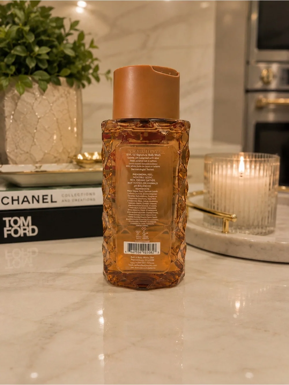 Hot Cocoa Body Wash - Amber/Copper Scented Body Cleanser